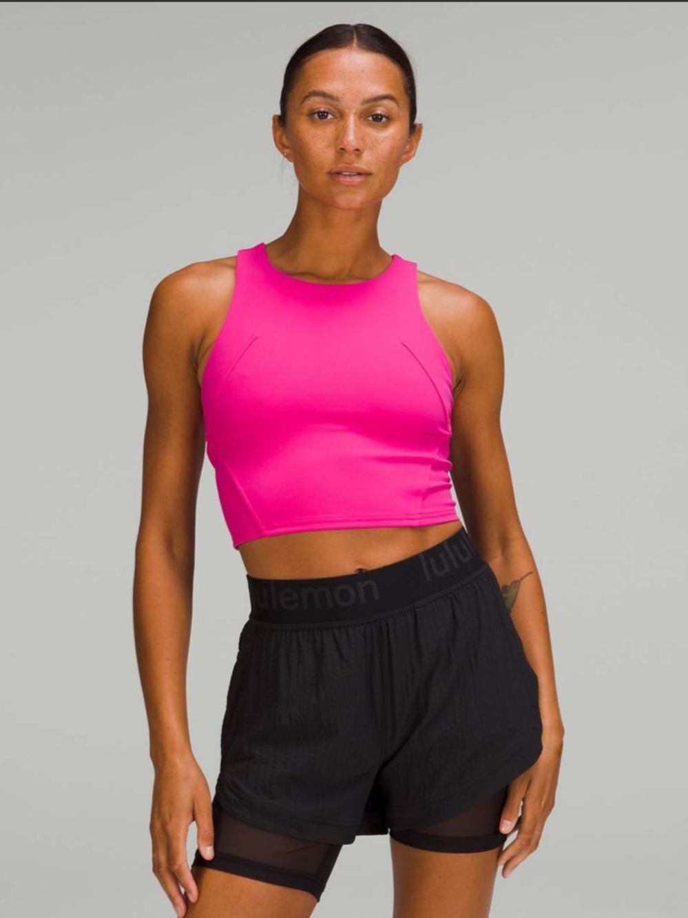 Lululemon Invigorate Training Tank Top in Sonic Pink
